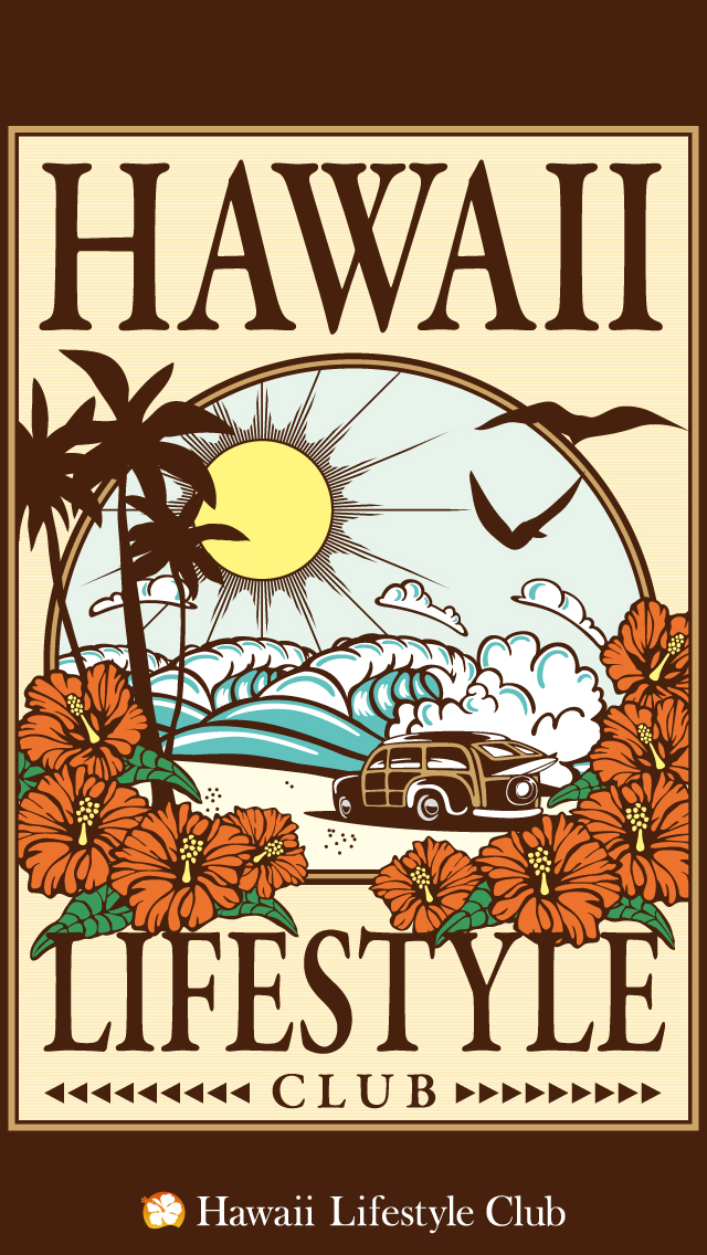 メルマガ会員特典 13年2月のブックカバー Hawaii Lifestyle Club