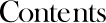 Contents